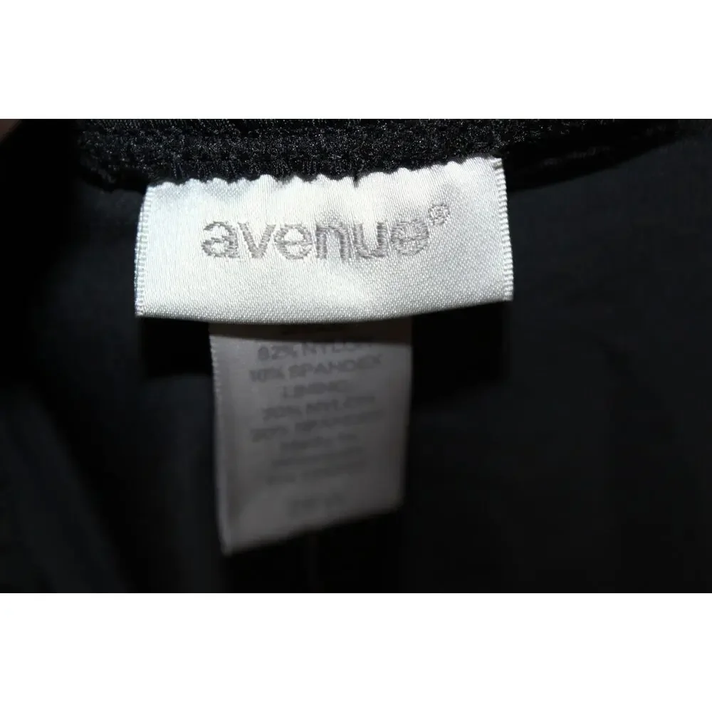 NWT Avenue Swim Skort Skirt Shorts Swim Bottoms Black Women's Plus Size 26W - Picture 9 of 13
